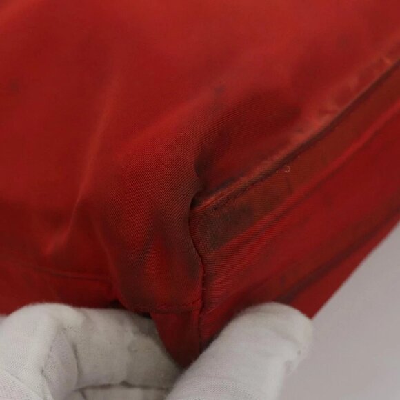 PRADA Shoulder Bag Nylon Red Auth 109708 - Picture 10 of 15